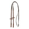 WEB REINS W/LEATHER STOPS