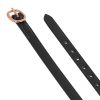 LACCIOLINI PER SPERONI IN CUOIO EQUESTRO FIBBIA ROSE GOLD - immagine 3