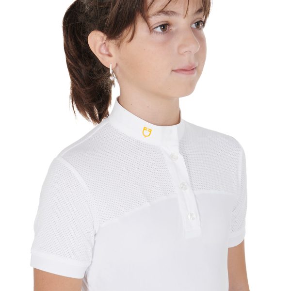 GIRL POLO SHIRT SS BUTTONS 1/2 MESH - immagine 18