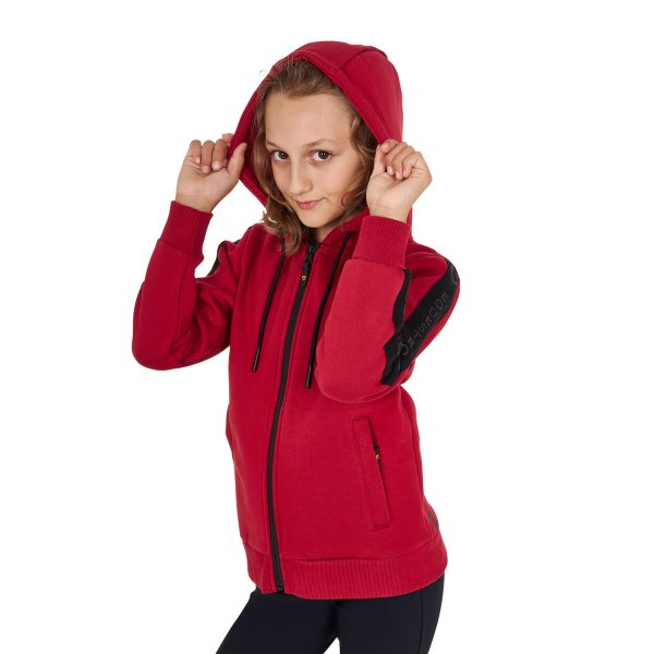 GIRL'S FULL ZIP HOODIE WITH INSIDE FLEECE - immagine 8