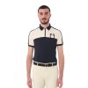 MEN'S TRAINING BICOLOR POLO SHIRT SS ZIP - immagine 2
