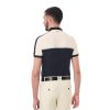 MEN'S TRAINING BICOLOR POLO SHIRT SS ZIP - immagine 3
