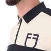 MEN'S TRAINING BICOLOR POLO SHIRT SS ZIP - immagine 4