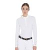 WOMAN  JERSEY COMPETITION LS ZIP SHIRT
