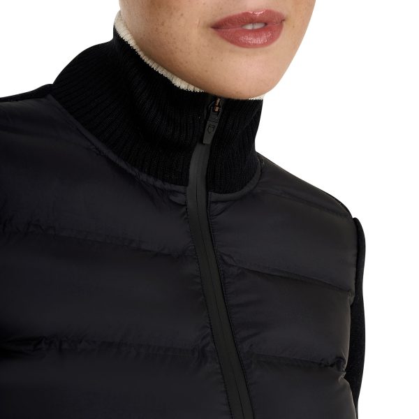 WOMEN'S FULL ZIP HYBRID NYLON+ KNIT JACKET - immagine 4