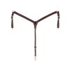 PETTORALE CUOIO GRASSO  POOL'S MADE IN USA COLOR BROWN - immagine 2