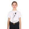 GIRL'S MOON RIDING COTTON T-SHIRT - immagine 2