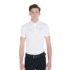 MAN POLO TOTAL MESH BUTTONS