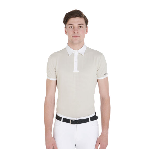 MAN POLO TOTAL MESH BUTTONS - immagine 2