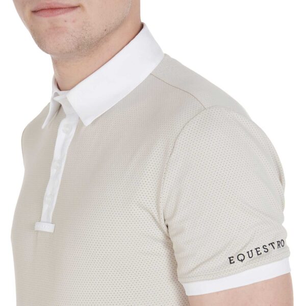 MAN POLO TOTAL MESH BUTTONS - immagine 5