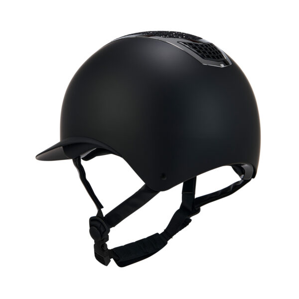 CASCO EQUESTRO MODELLO ECLIPSE STONE MAT WIDE VISOR ROWEL FITTING - immagine 9