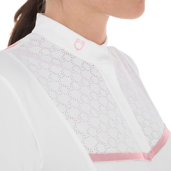 WOMEN'S KNIT TAPE COMPETITION POLO SHIRT SS BUTTONS - immagine 4