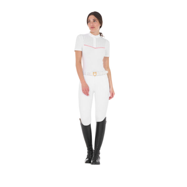 WOMEN'S KNIT TAPE COMPETITION POLO SHIRT SS BUTTONS - immagine 6