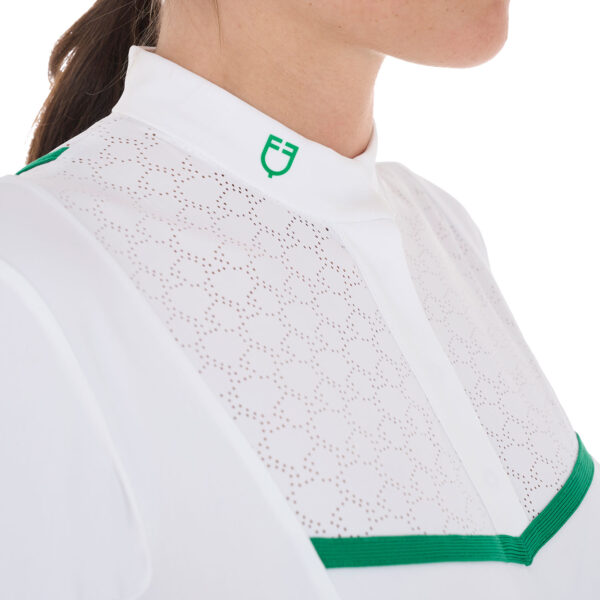 WOMEN'S KNIT TAPE COMPETITION POLO SHIRT SS BUTTONS - immagine 9