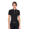 WOMEN'S TECNO STRETCH TRAINING POLO SHIRT SS ZIP