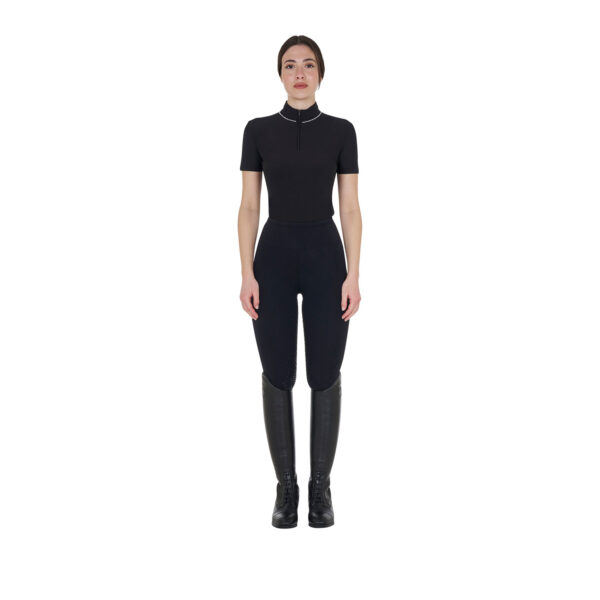 WOMEN'S PEARL TRAINING POLO SHIRT SS ZIP - immagine 13