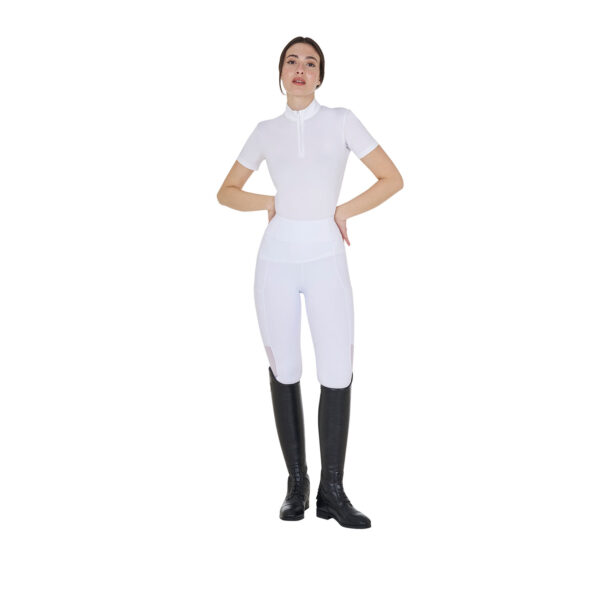 WOMEN'S PEARL TRAINING POLO SHIRT SS ZIP - immagine 18