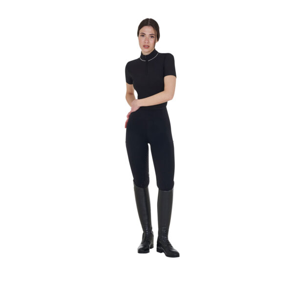 WOMEN'S PERFORATED HYBRID TRAINING LEGGINGS - immagine 39