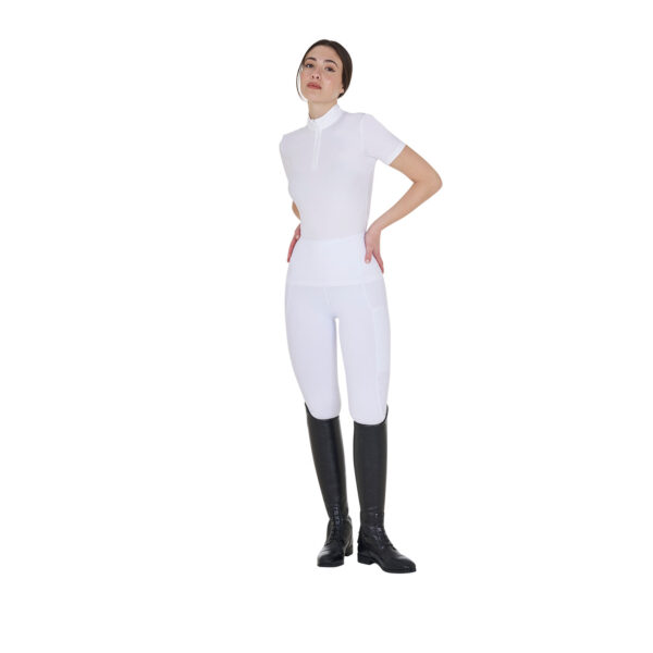 WOMEN'S PERFORATED HYBRID TRAINING LEGGINGS - immagine 32