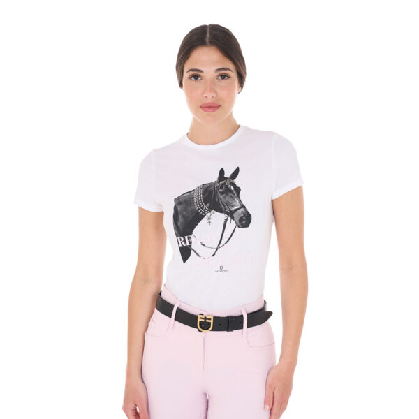 WOMEN'S READY TO THE PARTY COTTON T-SHIRT - immagine 6