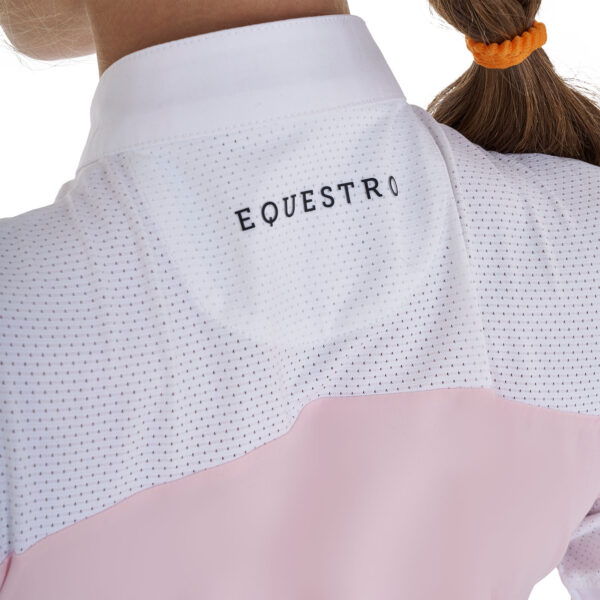 GIRL POLO SHIRT SS BUTTONS 1/2 MESH - immagine 5