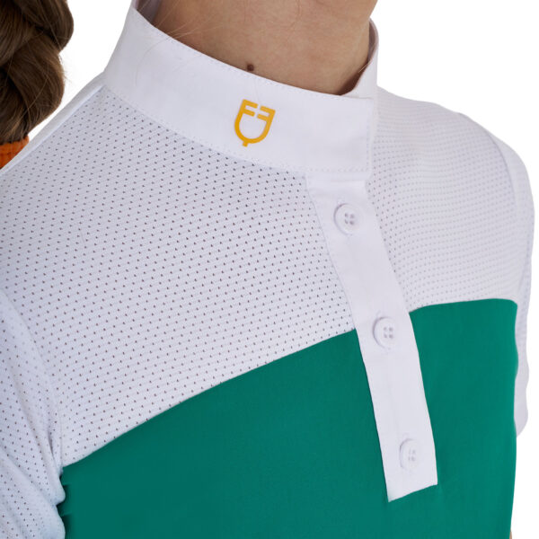 GIRL POLO SHIRT SS BUTTONS 1/2 MESH - immagine 11