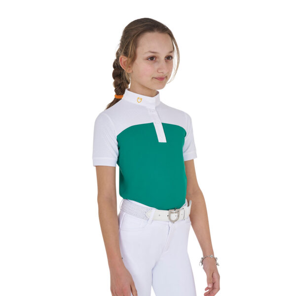 GIRL POLO SHIRT SS BUTTONS 1/2 MESH - immagine 13
