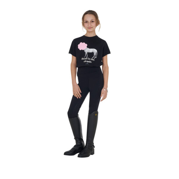 GIRL'S HEAD IN THE CLOUDS COTTON T-SHIRT - immagine 6